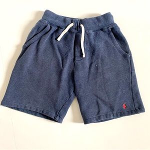 Boy Fleece Drawstring Short Navy Blue - Polo by Ralph and Lauren